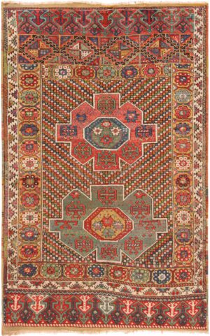 Splendid Antique Turkish Konya Rug 71232 by Nazmiyal Antique Rugs