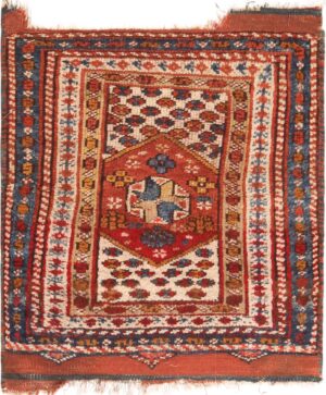 Striking Antique Caucasian Kazak Rug 71237 by Nazmiyal Antique Rugs