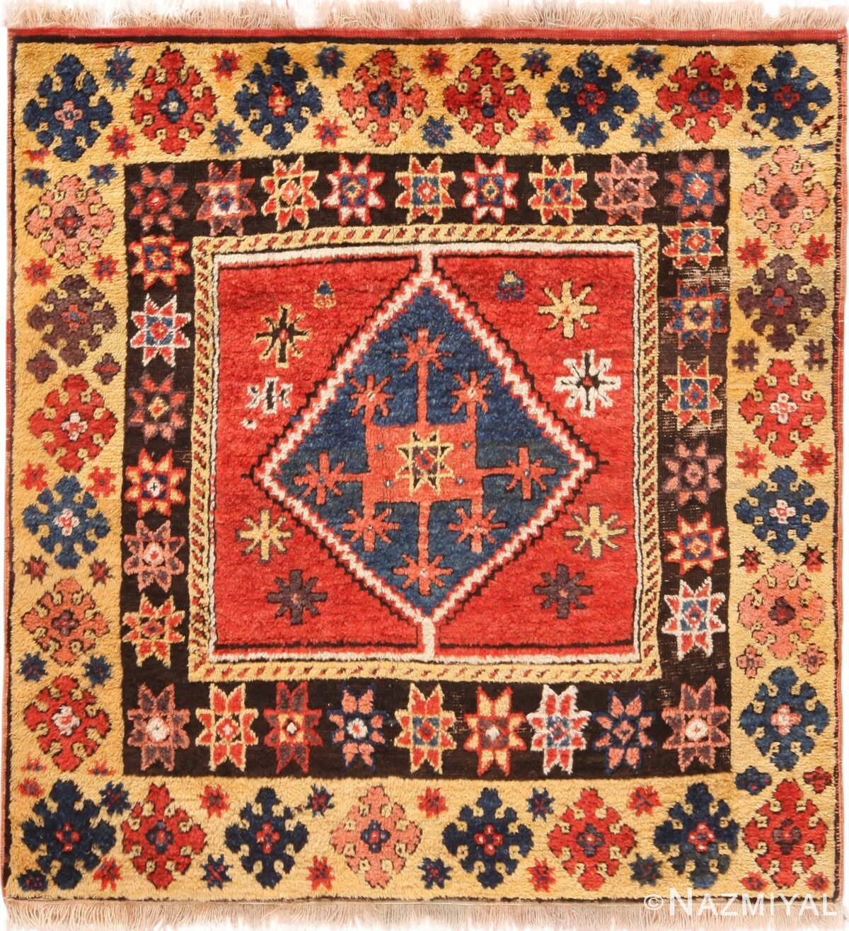 Antique Turkish Konya Rug 71260 by Nazmiyal Antique Rugs