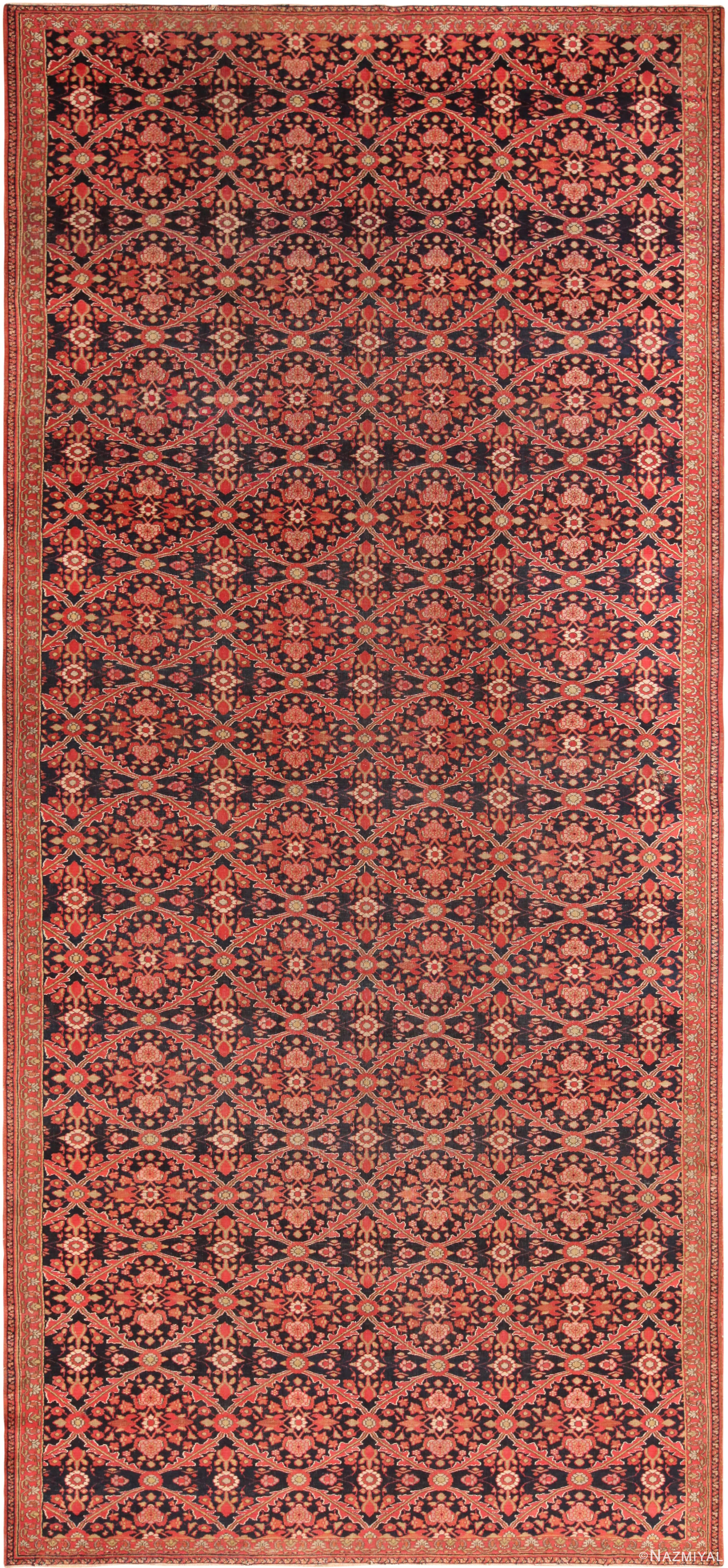 Splendid Antique Persian Khorassan Rug 71298 by Nazmiyal Antique Rugs