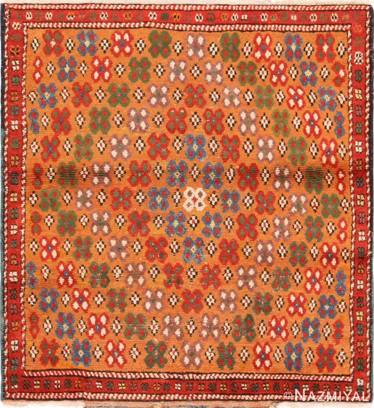 Splendid Antique Turkish Dazgir Rug 71189 by Nazmiyal Antique Rugs