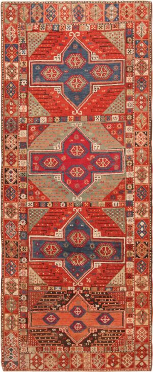 Antique Turkish Konya Rug 70988 by Nazmiyal Antique Rugs