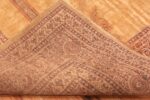 Back Of Silk Vintage Turkish Hereke Prayer Rug 70958 by Nazmiyal Antique Rugs