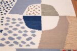 Detail Spectacular Modern Geometric Swedish Style Area Rug 60896 by Nazmiyal Antique Rugs