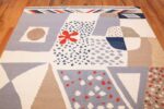 Details Spectacular Modern Geometric Swedish Style Area Rug 60896 by Nazmiyal Antique Rugs
