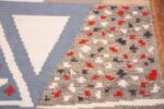 Texture Of Spectacular Modern Geometric Swedish Style Area Rug 60896 by Nazmiyal Antique Rugs