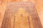 Top Of Silk Vintage Turkish Hereke Prayer Rug 70958 by Nazmiyal Antique Rugs
