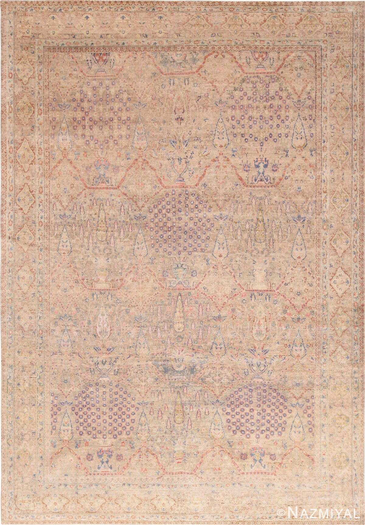 Modern Oriental Design Contemporary Silk Rug 60919 by Nazmiyal Antique Rugs