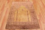 Whole View Of Silk Vintage Turkish Hereke Prayer Rug 70958 by Nazmiyal Antique Rugs