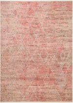 Berber Design Coral Modern Distressed Rug 60938 by Nazmiyal Antique Rugs