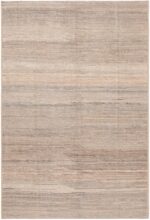 Decorative Soft Color Modern Distressed Area Rug 60951 by Nazmiyal Antique Rugs