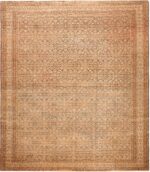 Large Geometric Antique Persian Malayer Rug 71338 by Nazmiyal Antique Rugs
