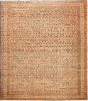 Large Geometric Antique Persian Malayer Rug 71338 by Nazmiyal Antique Rugs