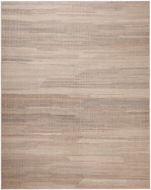 Large Taupe Color Modern Distressed Rug 60941 by Nazmiyal Antique Rugs