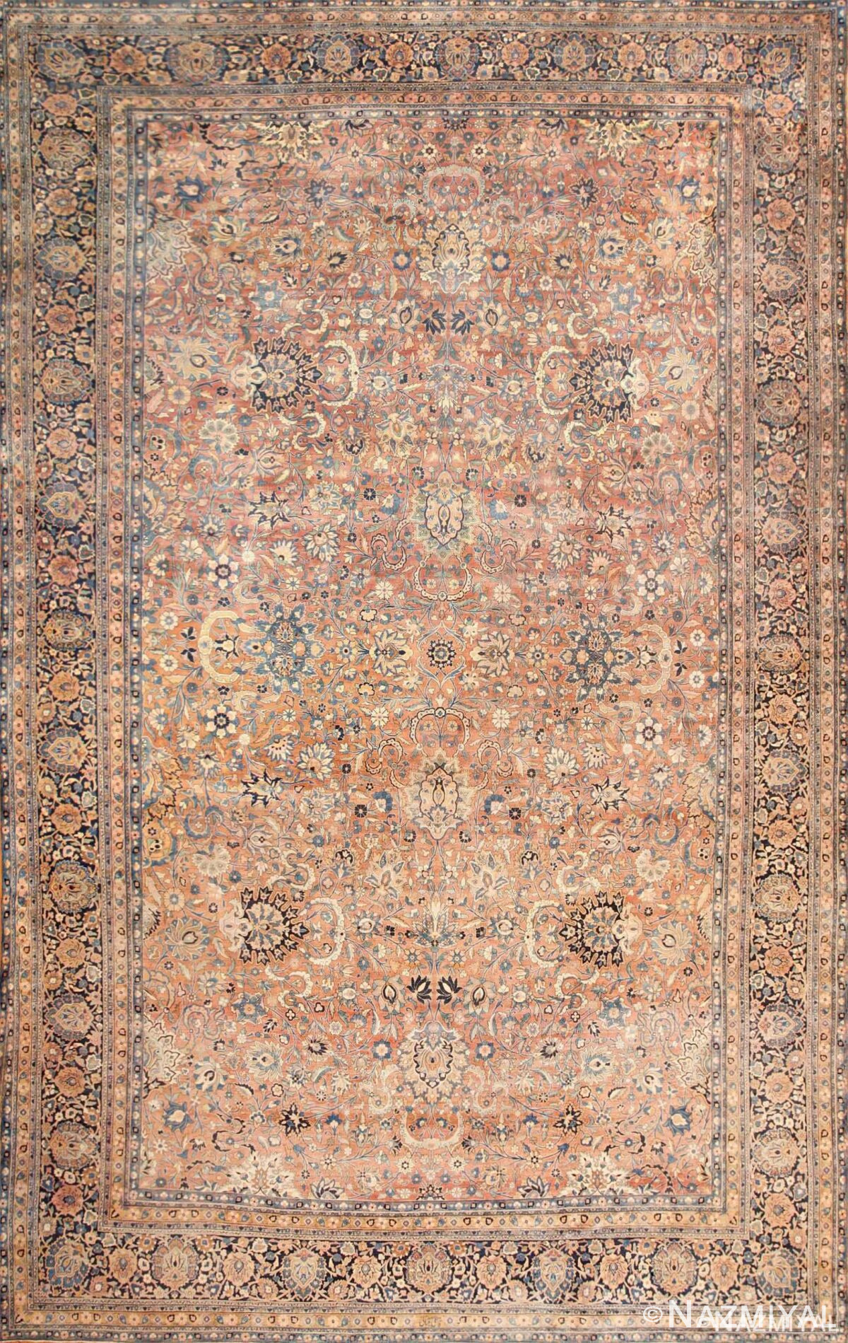 Large Antique Persian Kerman Rug 50462 by Nazmiyal Antique Rugs