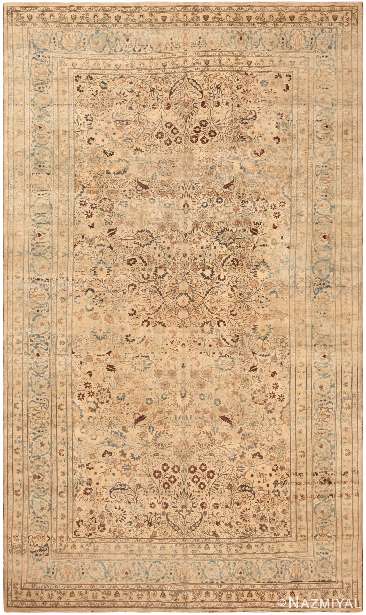 Large Antique Persian Khorassan Rug 71331 by Nazmiyal Antique Rugs