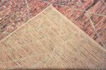 Back Of Berber Design Coral Modern Distressed Rug 60938 by Nazmiyal Antique Rugs