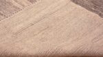 Back Of Decorative Soft Color Modern Distressed Area Rug 60951by Nazmiyal Antique Rugs