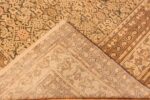 Back Of Large Geometric Antique Persian Malayer Rug 71338 by Nazmiyal Antique Rugs