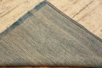 Back Of Room Size Cream Modern Distressed Rug 60939 by Nazmiyal Antique Rugs