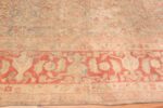 Border Of Large Blue Green Background Antique Persian Malayer Rug 71339 by Nazmiyal Antique Rugs