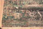 Corner Of 17th Century Isfahan Design Modern Silk Rug 60959 by Nazmiyal Antique Rugs
