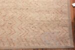 Corner Of Oversized Decorative Contemporary Distressed Area Rug 60944 by Nazmiyal Antique Rugs