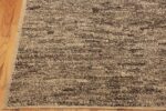 Corner Of Textured Beige Modern Distressed Rug 60954 by Nazmiyal Antique Rugs