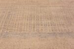 Detail Of Cream Color Oversized Modern Distressed Decorative Rug 60945 by Nazmiyal Antique Rugs
