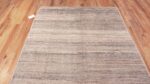 Detail Of Decorative Soft Color Modern Distressed Area Rug 60951 by Nazmiyal Antique Rugs
