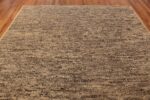 Detail Of Textured Beige Modern Distressed Rug 60954 by Nazmiyal Antique Rugs