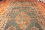 Detail View Of Large Antique Persian Kerman Rug 71336 by Nazmiyal Antique Rugs