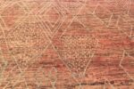 Detailed Of Berber Design Coral Modern Distressed Rug 60938 by Nazmiyal Antique Rugs