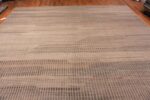 Detailed Of Large Taupe Color Modern Distressed Rug 60941 by Nazmiyal Antique Rugs
