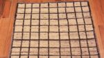 Detailed Of Moroccan Style Geometric Modern Distressed Runner Rug 60936 by Nazmiyal Antique Rugs
