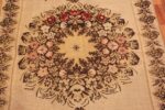 Flower Of Antique Flat Woven Bessarabian Kilim Runner Rug 71327 by Nazmiyal Antique Rugs