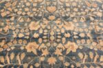 Flower Of Oversized Light Blue Antique Persian Khorassan Area Rug 71337 by Nazmiyal Antique Rugs