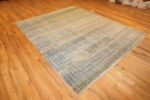 Side Of Geometric Modern Silk Rug 60966 by Nazmiyal Antique Rugs