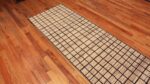 Side Of Moroccan Style Geometric Modern Distressed Runner Rug 60936 by Nazmiyal Antique Rugs