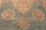 Texture Of Large Antique Persian Kerman Rug 71336 by Nazmiyal Antique Rugs