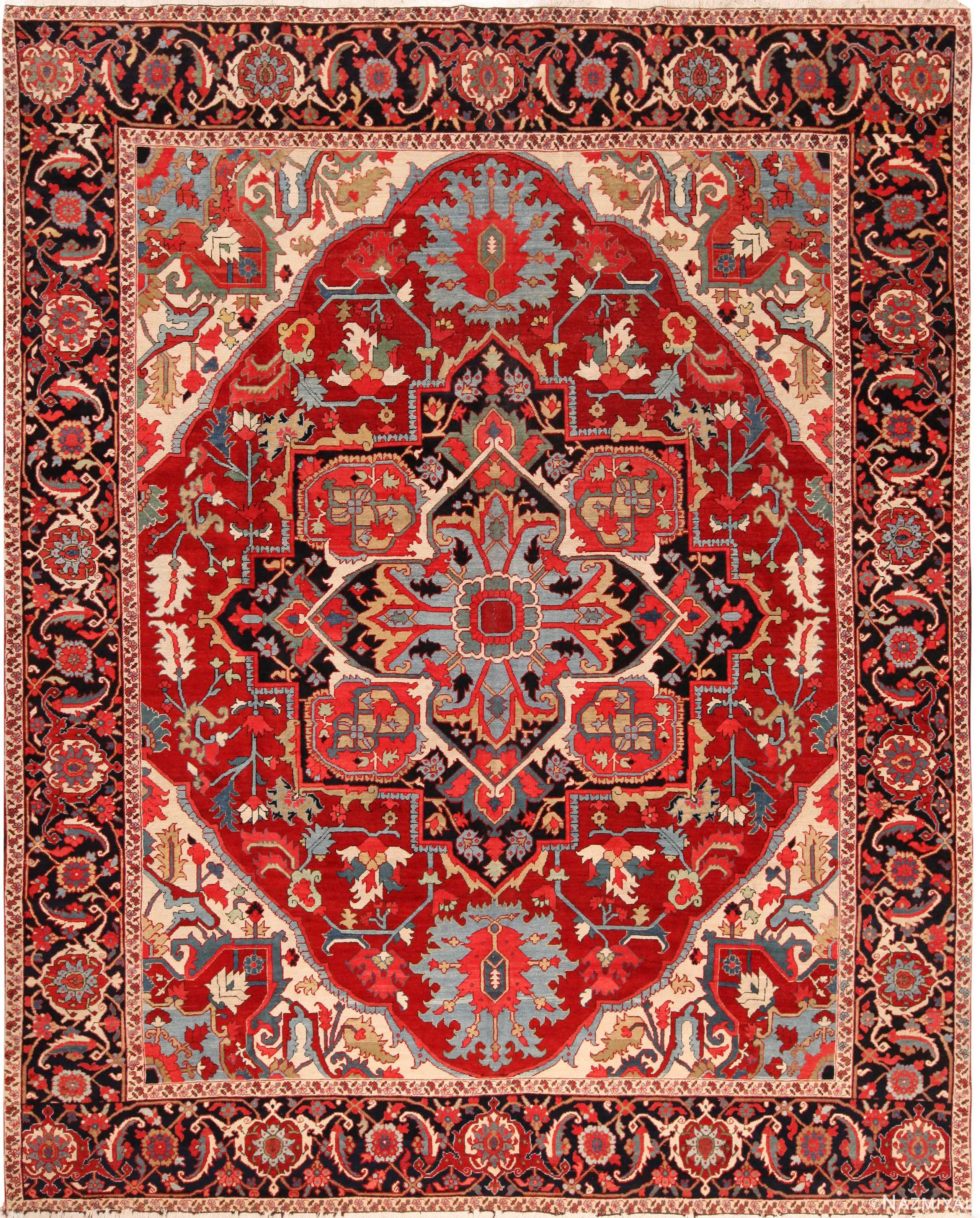 Antique Persian Heriz Rug 71371