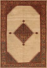 Antique Persian Sarouk Farahan Rug 71418 by Nazmiyal Antique Rugs