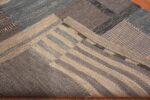 Back Of Geometric Modern Swedish Inspired Kilim Runner 60989 by Nazmiyal Antique Rugs