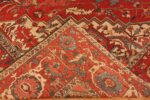 Back Of Large Antique Persian Serapi Area Rug 71112 by Nazmiyal Antique Rugs