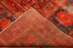 Back Of Large Shabby Chic Antique Persian Malayer Rug 71297 by Nazmiyal Antique Rugs