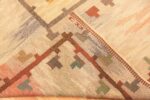 Back Of Mid Century Swedish Kilim 46857 by Nazmiyal Antique Rugs