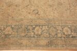 Border Of Antique Persian Floral Tabriz Rug 70956 by Nazmiyal Antique Rugs