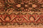 Border Of Antique Persian Kerman Rug 70629 by Nazmiyal Antique Rugs