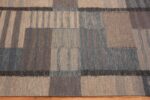 Border Of Geometric Modern Swedish Inspired Kilim Runner 60989 by Nazmiyal Antique Rugs