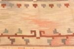 Border Of Mid Century Swedish Kilim 46857 by Nazmiyal Antique Rugs